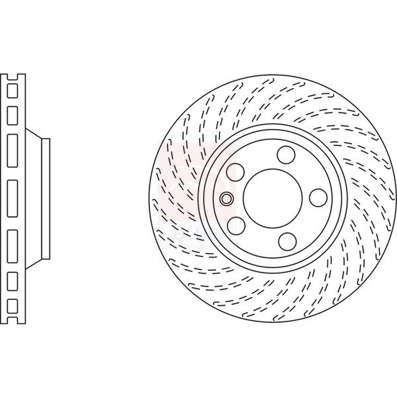 Apec Front Brake Discs & Pads fits Porsche Cayenne 2010-2018 3.0 3.6 4.2 4.8