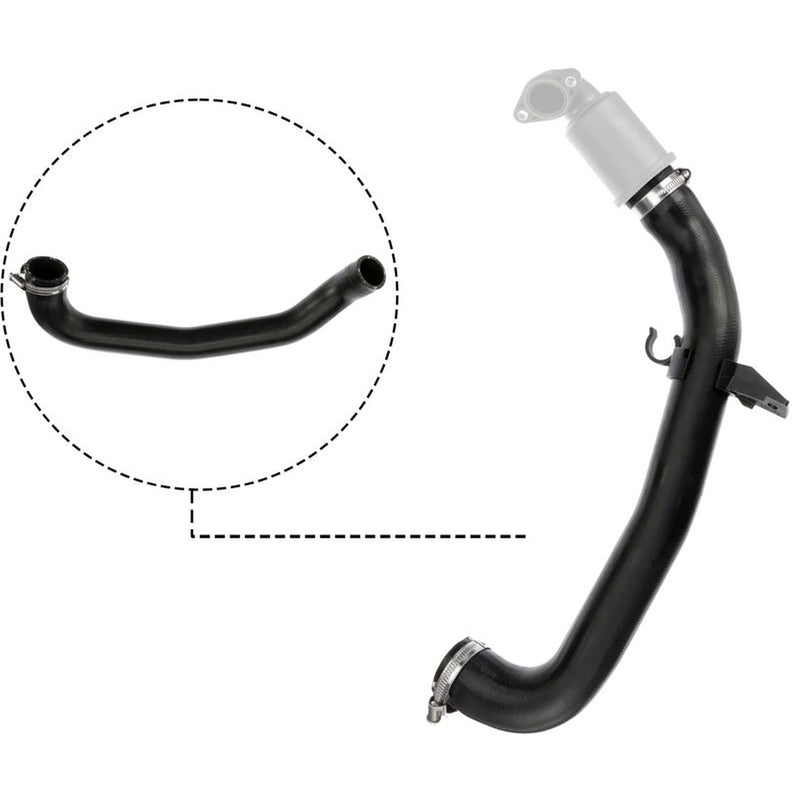 Gates Radiator Coolant Hose 247mm ID fits Ford Ka 2008-2016 1.2
