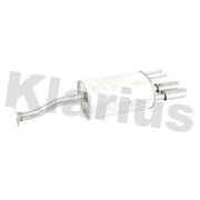 Klarius Box With Tail Pipe Rear fits Honda Civic VIII 2005-2012 1.8