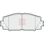 Apec Front Brake Pad Set fits Toyota Yaris/Vitz 2005-2014 1.0 1.5