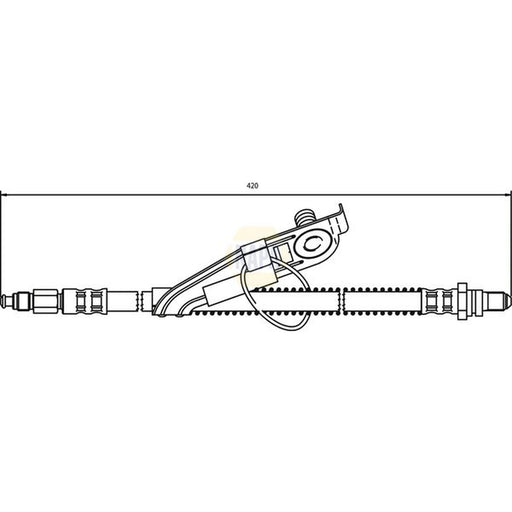 NAPA Brake Hydraulic Hose Line Front Left NBH1113