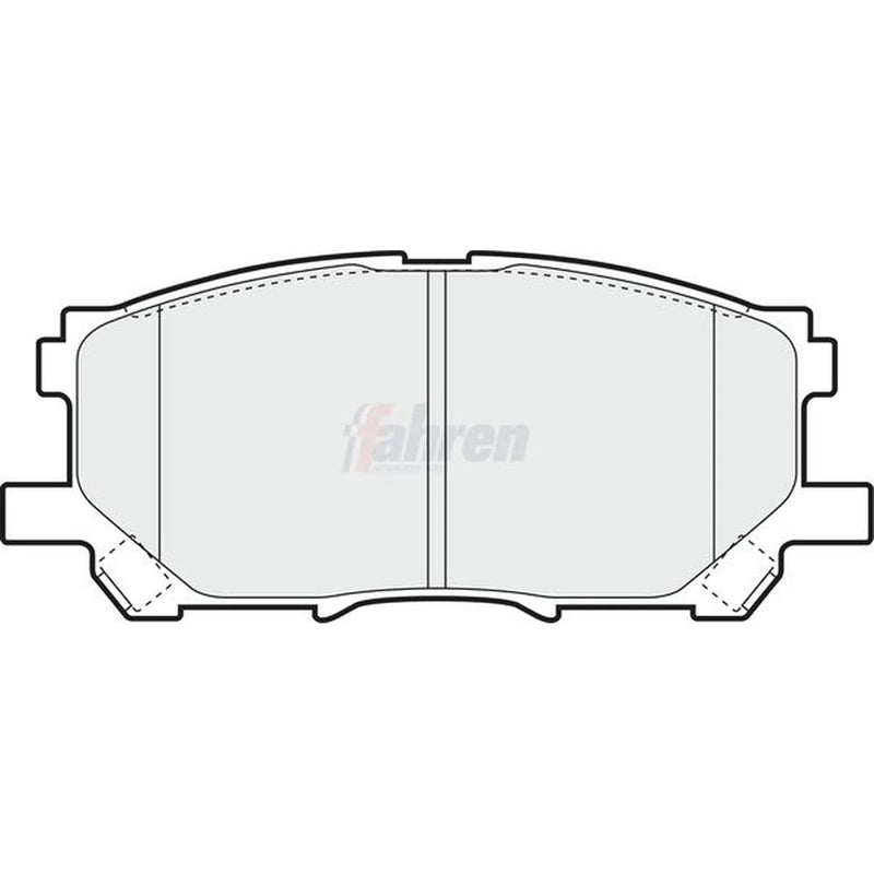 Fahren Front Brake Pad Set FBP3593