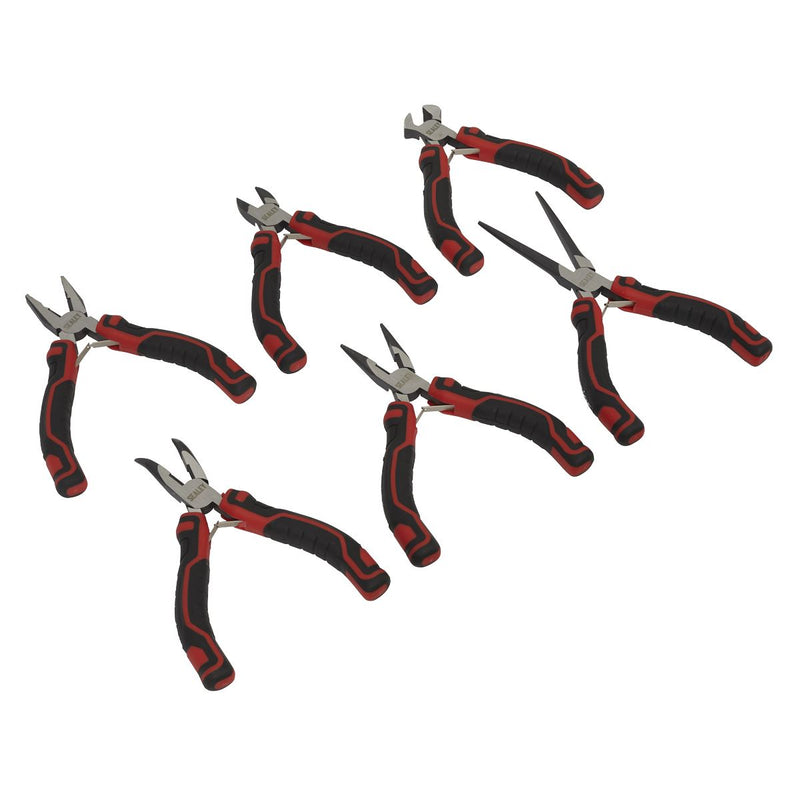Sealey Mini Pliers Set 6pc AK8381 Sealey - Dynamic Drive