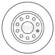 Borg & Beck Front & Rear Brake Discs & Pads fits Audi A3 Limousine 2020 on