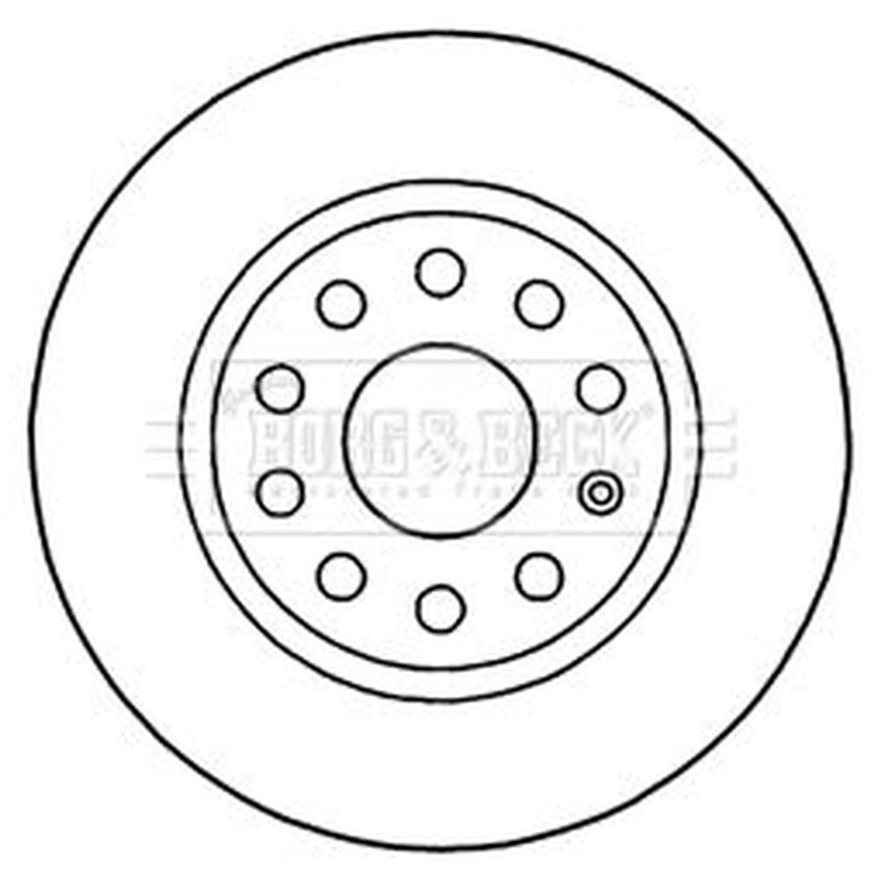 Borg & Beck Front & Rear Brake Discs & Pads fits Audi A3 Limousine 2020 on