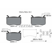 Textar Front Brake Pad Set 2209101