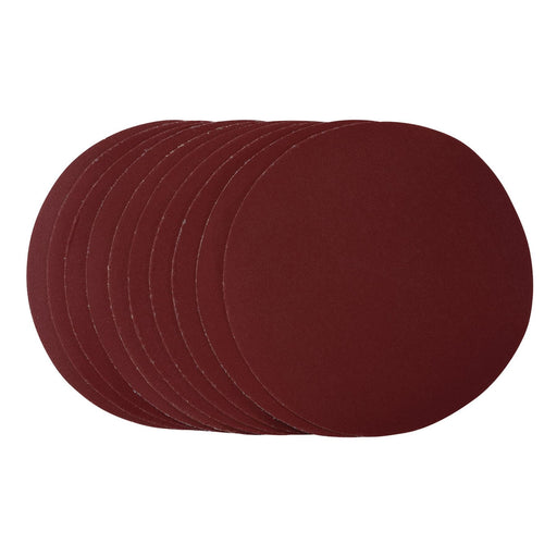 Draper Sanding Discs, 180mm, Hook & Loop, 320 Grit, (Pack of 10) 56371 Draper - Dynamic Drive