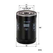 MANN-FILTER Engine Oil Filter