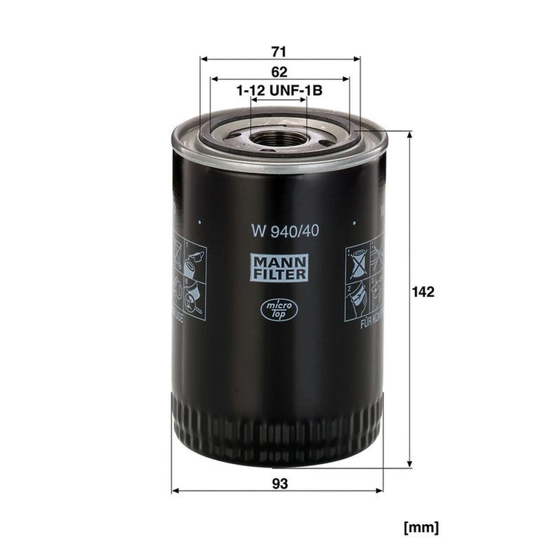 MANN-FILTER Engine Oil Filter