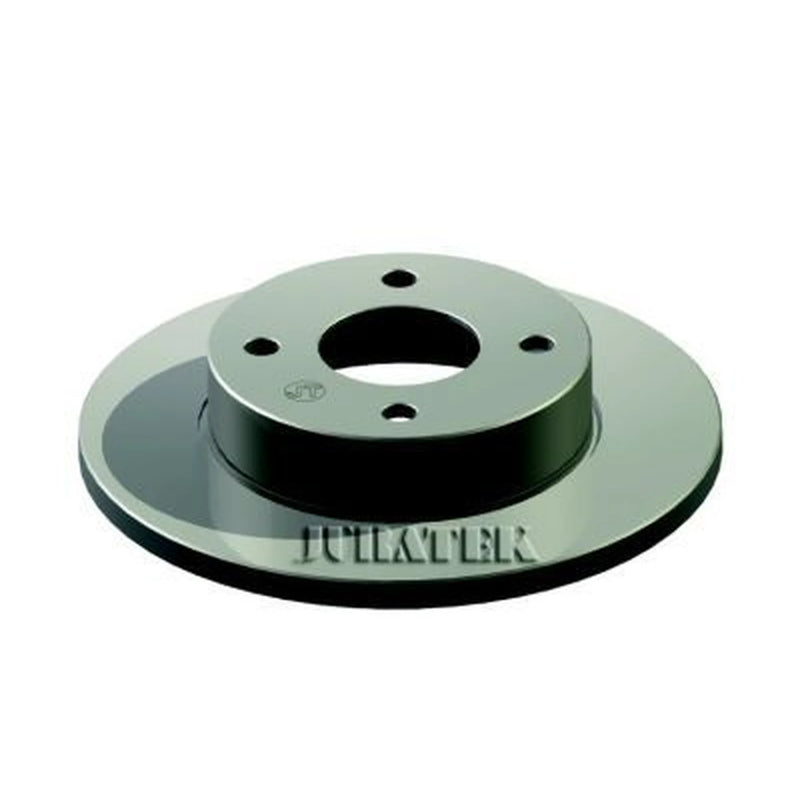 Juratek 2 x Solid Brake Discs fits Nissan Micra II 1992-2000 1.0 1.3