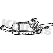 Klarius Box With Tail Pipe Rear fits Opel Astra F Classic 1998-2002 1.6