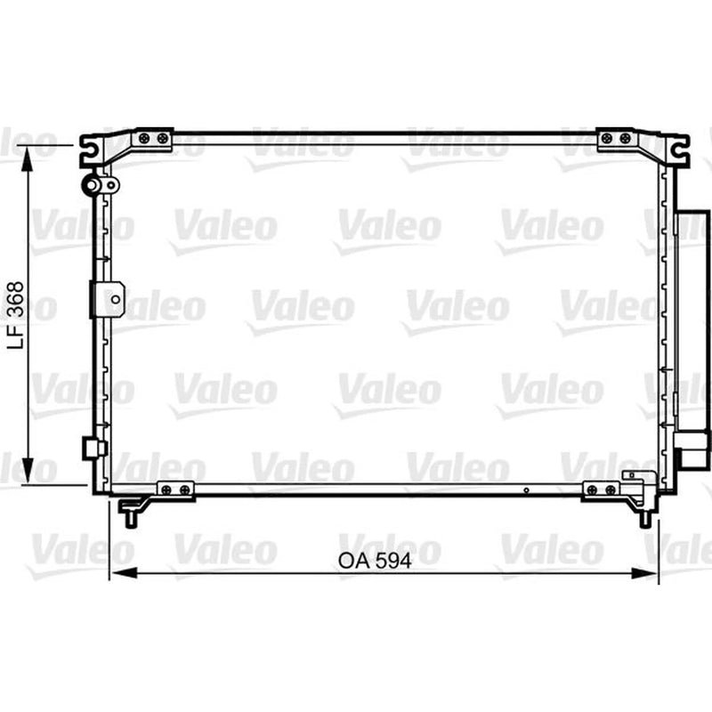 Valeo Air Conditioning Condenser 818032