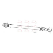Apec Brake Hydraulic Hose Line outer HOS4494