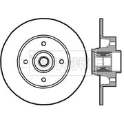 Borg & Beck Front & Rear Brake Discs & Pads fits Renault Twingo II 2008-2014 1.6