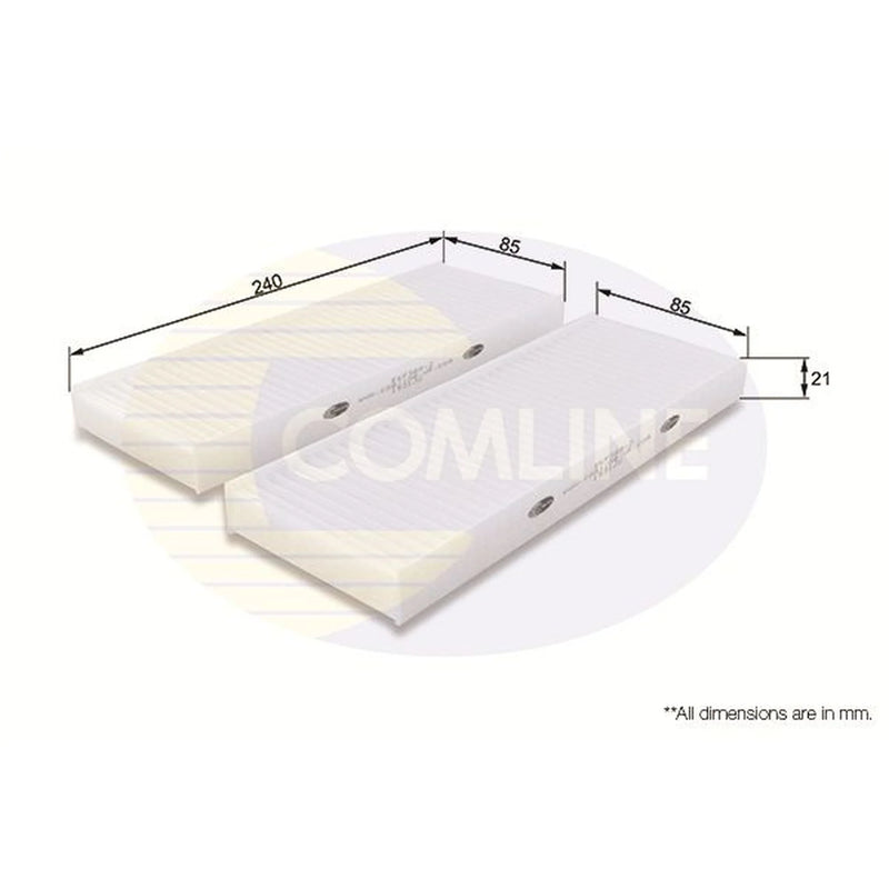 Comline Service Kit with Air, Oil & Cabin Filters fits Citroën C-Elysee 2012 on