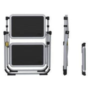 Foldable Steel Double Step Compact Size Easy To Store 1504226 Via Mondo - Dynamic Drive