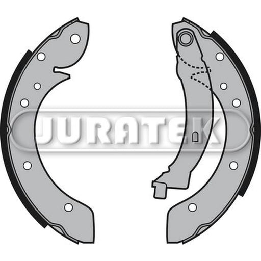 Juratek Brake Shoe Set Axle Kit Rear fits Citroën Berlingo First 1996-2011