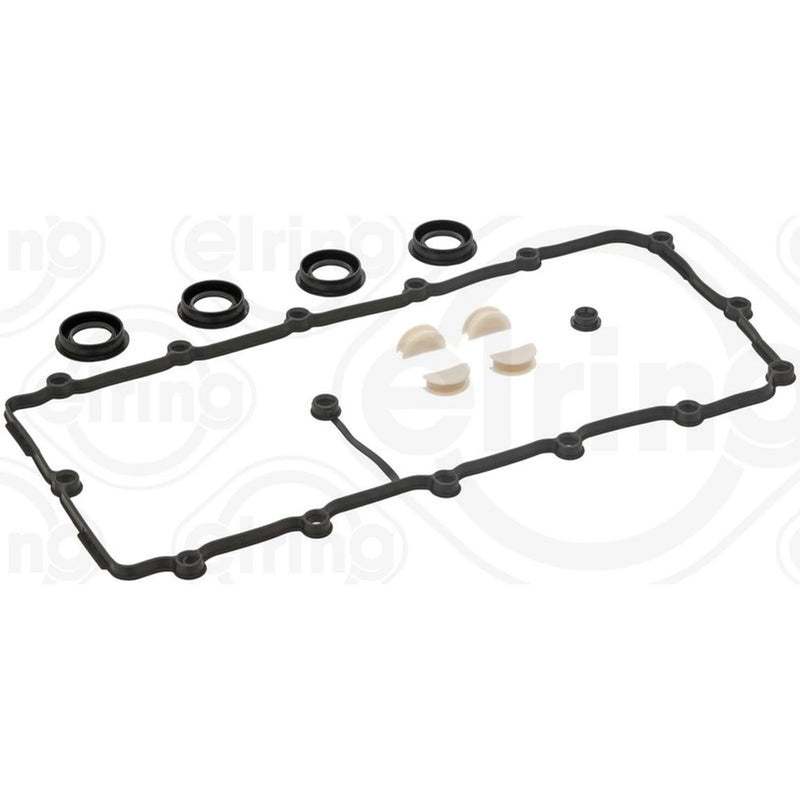 Elring Cylinder Head Cover Gasket Set fits Audi A4 B6 2003-2005