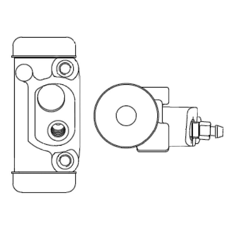 Bosch Wheel Cylinder Hydraulic Brake Rear fits Kia Sportage SUV 1994-2004 2.0