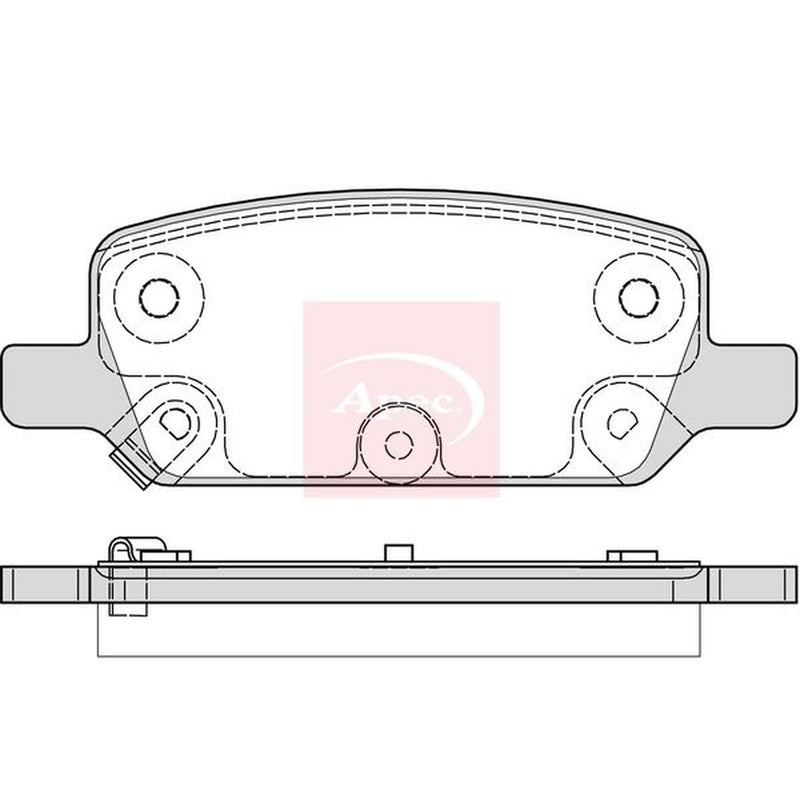 Apec Front Vented & Rear Vented Brake Discs & Pads fits Tesla Model Y 2021-2025