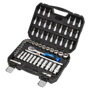 Draper HI-TORQ® Metric Socket and Bit Set, 3/8" Sq. Dr. (58 Piece) - 3/8SS58 - image 1