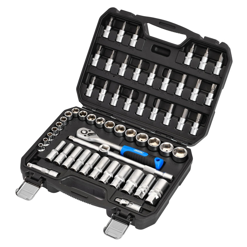 Draper HI-TORQ® Metric Socket and Bit Set, 3/8" Sq. Dr. (58 Piece) - 3/8SS58 - image 1