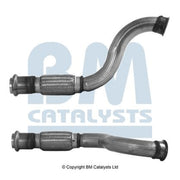 BM Catalysts Exhaust Pipe OD fits Citroën C4 Grand Picasso II 2013-2018 1.6
