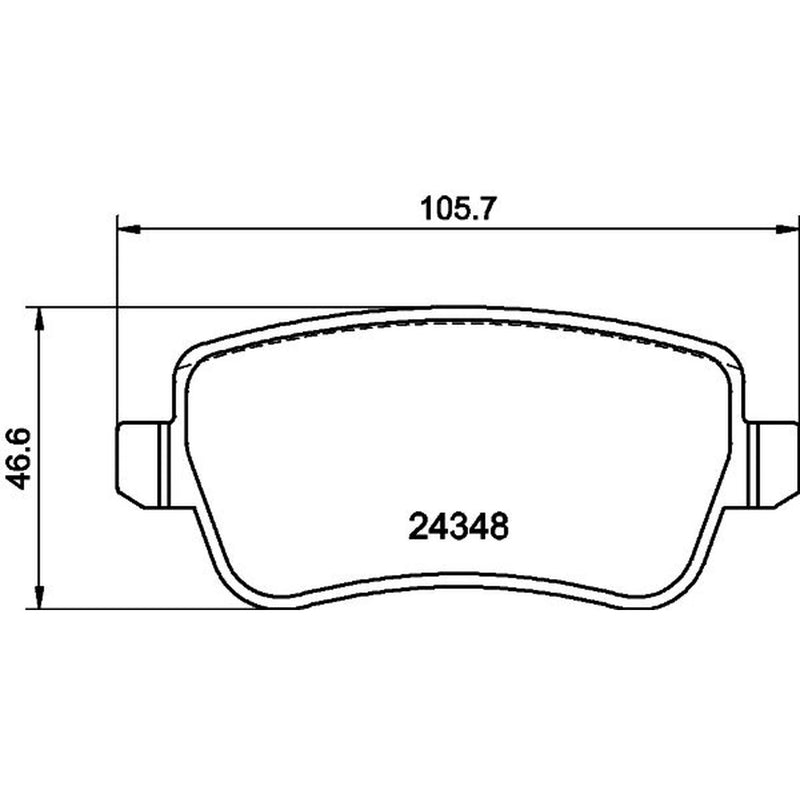 DON Front & Rear Pads fits Fiat Croma 2005-2011 1.9 2.4