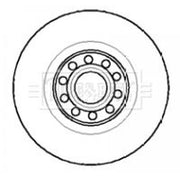 Borg & Beck Front & Rear Brake Discs & Pads fits Audi A8 D3 2003-2010 3.0