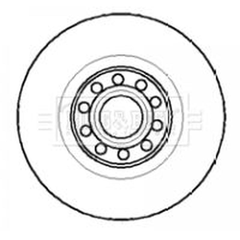 Borg & Beck Front & Rear Brake Discs & Pads fits Audi A8 D3 2003-2010 3.0