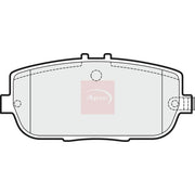 Apec Rear Brake Pad Set fits Abarth 124 Spider 2016 on 1.4
