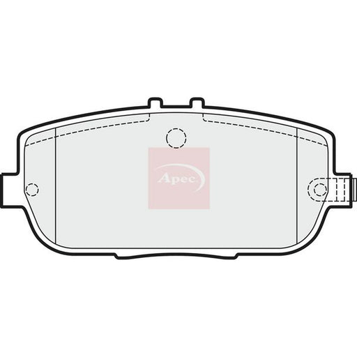 Apec Front & Rear Pads fits Mazda MX-5 2005-2016 1.8 2.0