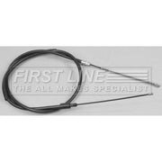 First Line Handbrake Cable Left Rear fits Citroën C15 Box Body 1986-2005 1.8 1.9