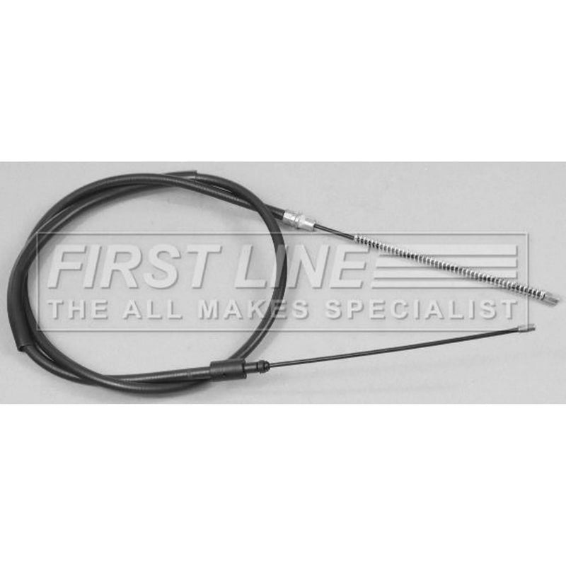 First Line Handbrake Cable Left Rear fits Citroën C15 Box Body 1986-2005 1.8 1.9