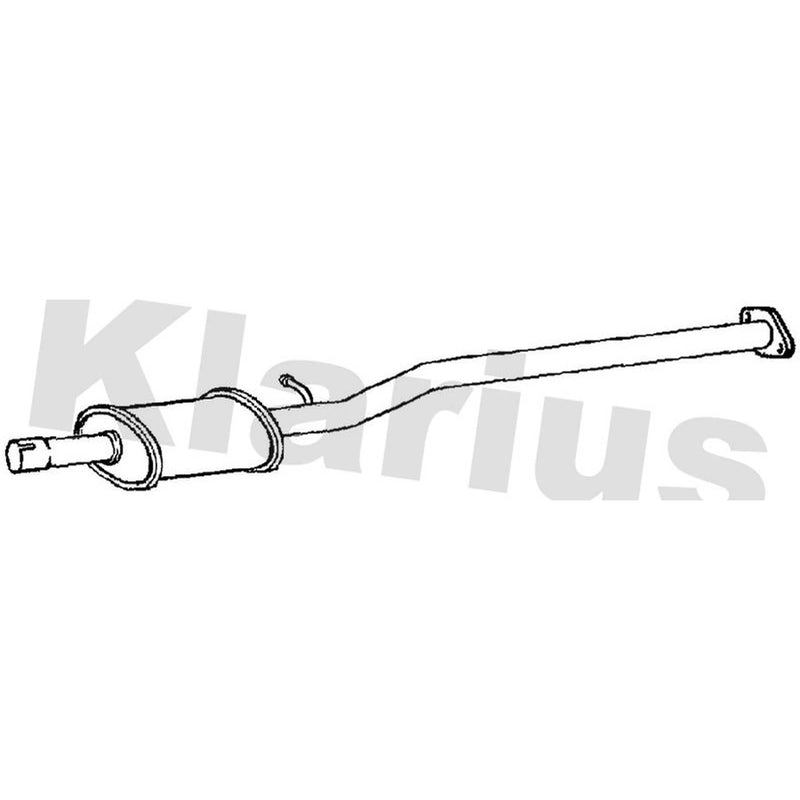 Klarius Exhaust Pipe OD fits Hyundai Tucson 2015-2020 1.6