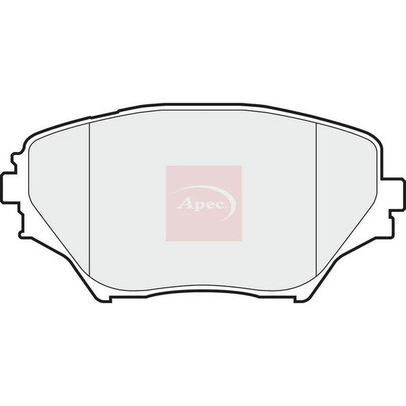 Apec Front Brake Vented Discs & Pads fits Toyota Rav 4 1997-2005 1.8 2.0