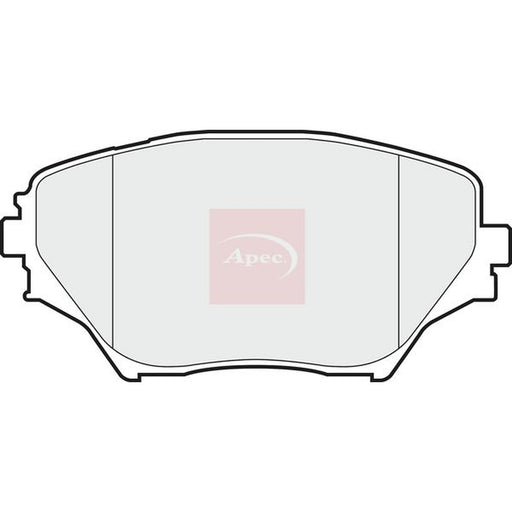 Apec Front Brake Vented Discs & Pads fits Toyota Rav 4 1997-2005 1.8 2.0