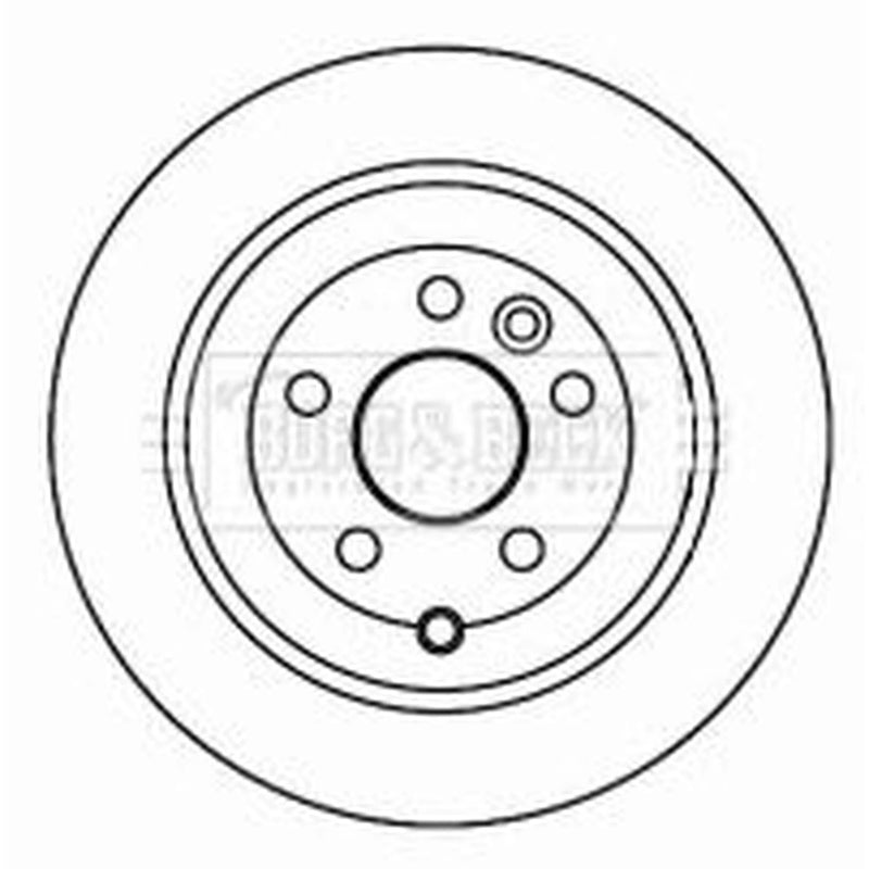 Borg & Beck Rear Brake Discs & Pads fits Land Rover Freelander 2 2006-2014 2.2