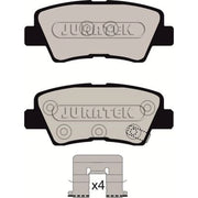 Juratek Front Vented & Rear Vented Brake Discs & Pads fits Hyundai Nexo 2018 on