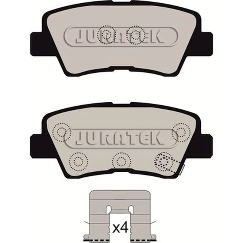 Juratek Front & Rear Pads fits Kia Rio IV 2017 on 1.6