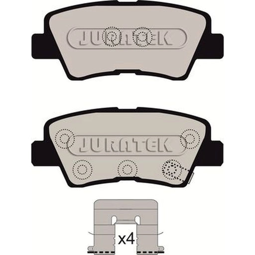 Juratek Front & Rear Pads fits Kia Rio IV 2017 on 1.6