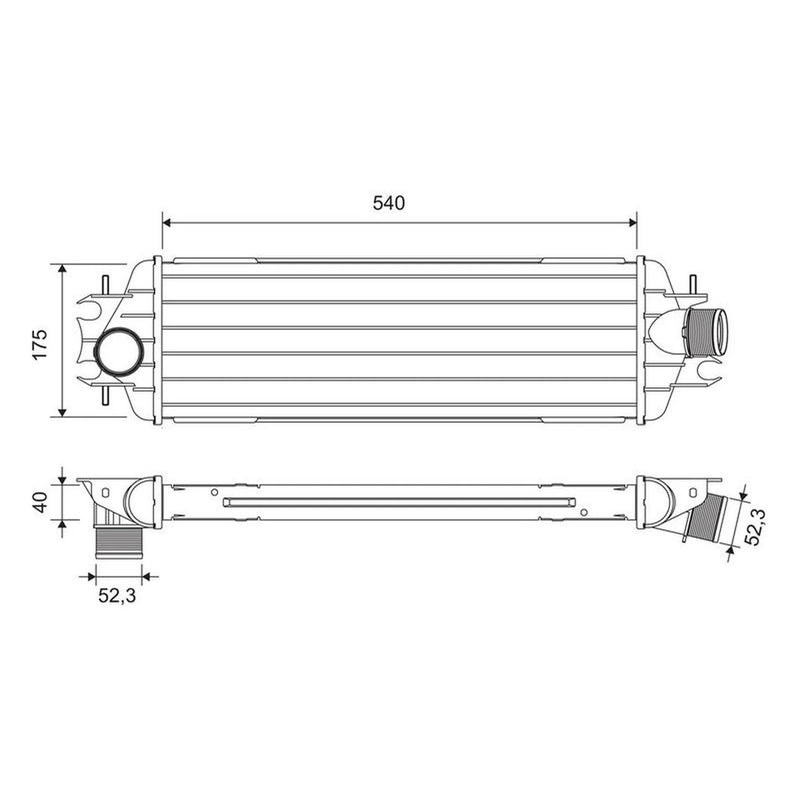 Valeo Intercooler (Charge Air Cooler) 817636