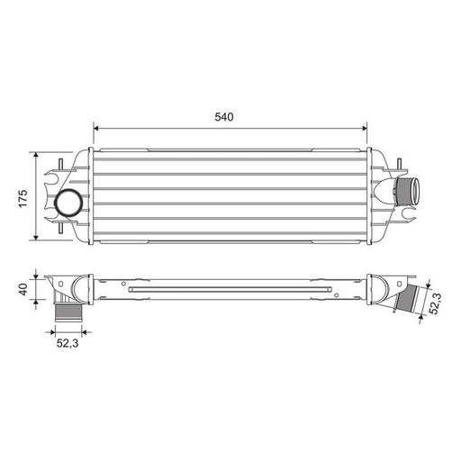 Valeo Intercooler (Charge Air Cooler) 817636