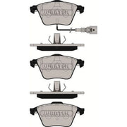 Juratek Front Brake Pad Set fits Audi A3 2006-2013