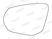 Summit Heated Base Plate With Standard Mirror Glass fits Audi Q2 16 on LHS Summit - Bars 4 Cars