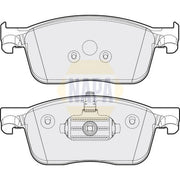 NAPA Front Brake Pad Set fits Citroën C4 Spacetourer 2018-2019 1.2 1.5 1.6 2.0