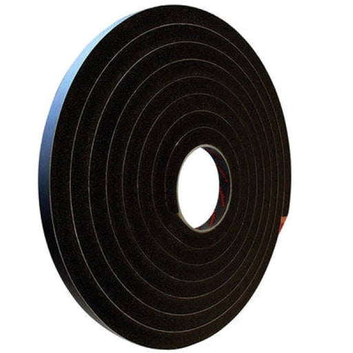 Window & Door Foam EPDM Self Adhesive 12mm x 12mm x 5 Metres Black for Caravan/M Nova - Dynamic Drive