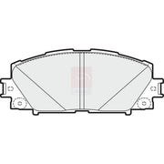 Apec Front Brake Pad Set fits Lexus Ct 2011 on