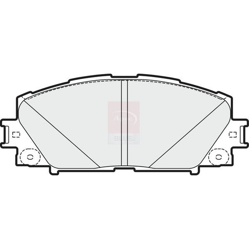 Apec Front Brake Pad Set fits Lexus Ct 2011 on