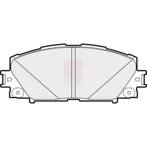 Apec Front Brake Pad Set fits Lexus Ct 2011 on